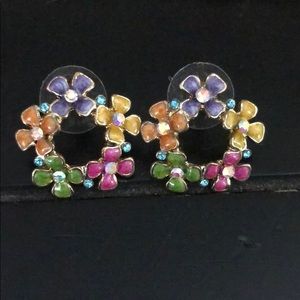GUC floral Ring Earrings